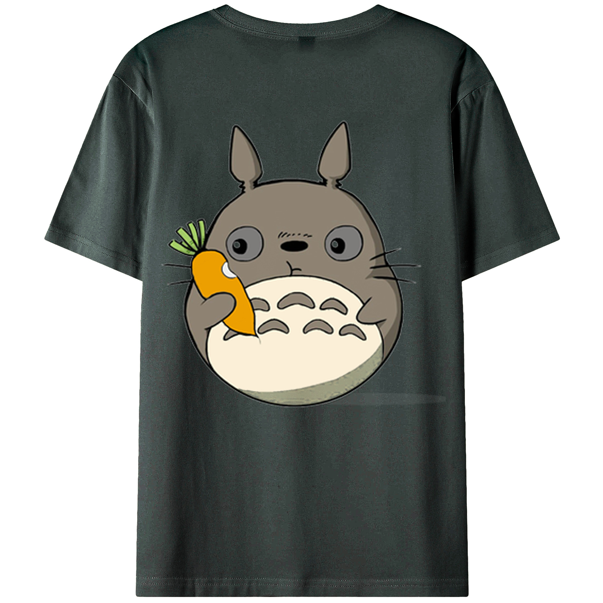 （画像用） となりのトトロ 草壁メイ 草壁サツキ My Neighbor Totoro Satsuki Kusakabe Mei Kusakabe 綿100％ メンズ半袖Tシャツ（バックプリント） 通気性